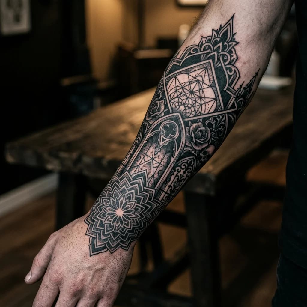 Tatouage blackwork